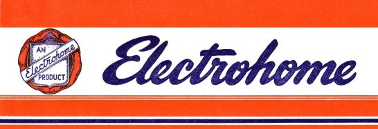 ELECTROHOME RADIO/PHONOGRAPH SCHEMATICS